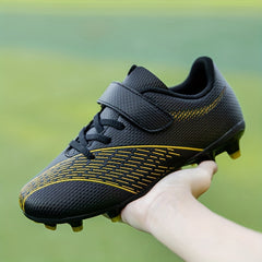 Boy's Non Slip Football Cleat With Spikes Breathable Soccer Cleats