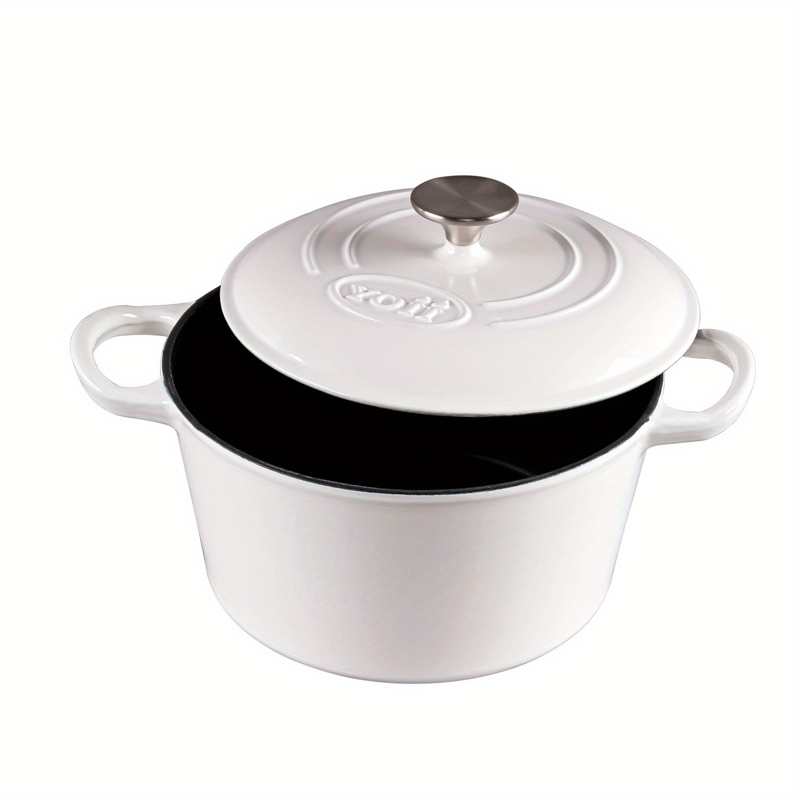 Enameled Cast Iron Dutch Oven With Lid 23cm 3.7L 4QT
