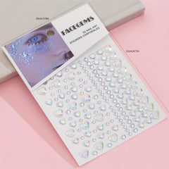 Rhinestone Eye Stickers Pearl Patch Acrylic Decoration Stickers