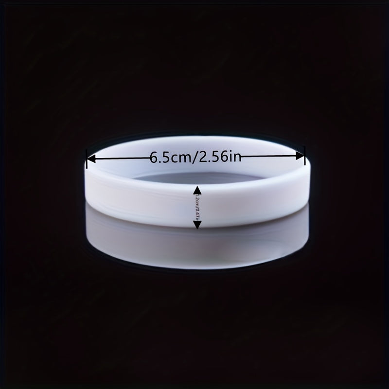 Silicone Sports Basketball Luminous Bracelet Wristband