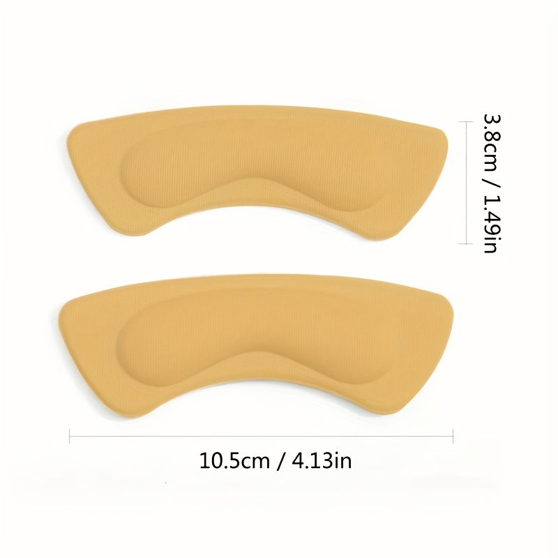 4pcs Heel Sticker Anti Grinding High Heel Shoes Pad Thickened Shoes B