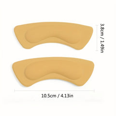 4pcs Heel Sticker Anti Grinding High Heel Shoes Pad Thickened Shoes B