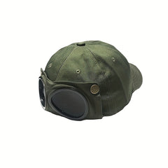 Aviator Goggles Cotton Baseball Cap Hip Hop Dad Hat