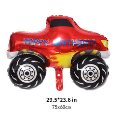 Cartoon Balloon Car for Happy Birthday Party