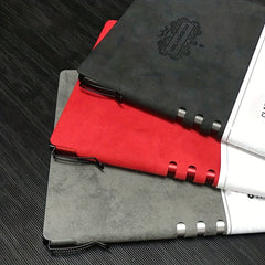 Retro Leather Business Notebooks Set w/ Pens