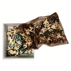 3D Elephant Wooden Puzzle: Fun & Challenging Decompressing Toy