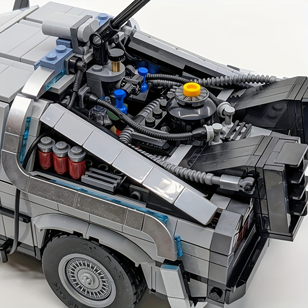 1872pcs Time Machine Building Blocks Construction Car Bricks Toys