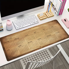 2023 Desk Pad Calendar Gaming Mouse Pad Non Slip Computer Mat