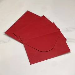 24pcs Red Paper Envelope Invitation Graduation Supplies Greeting Card Candy Bag