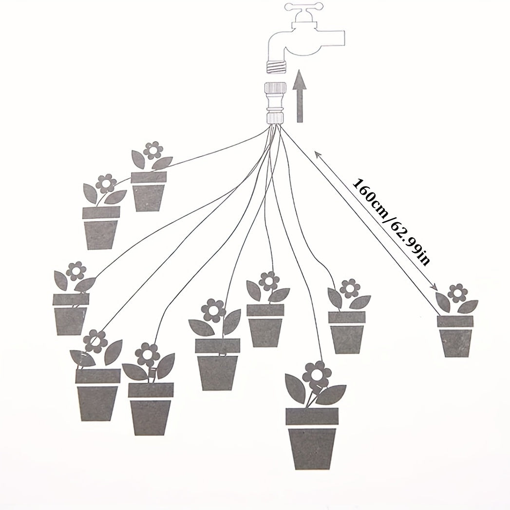 Automatic Indoor Drip Irrigation System with 10 Heads