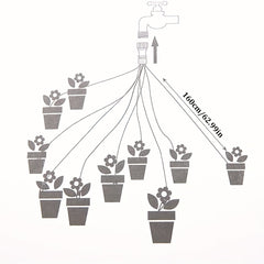 Automatic Indoor Drip Irrigation System with 10 Heads