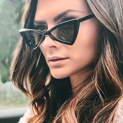 Y2K Triangle Cat Eye Sunglasses UV400 Sun Shades