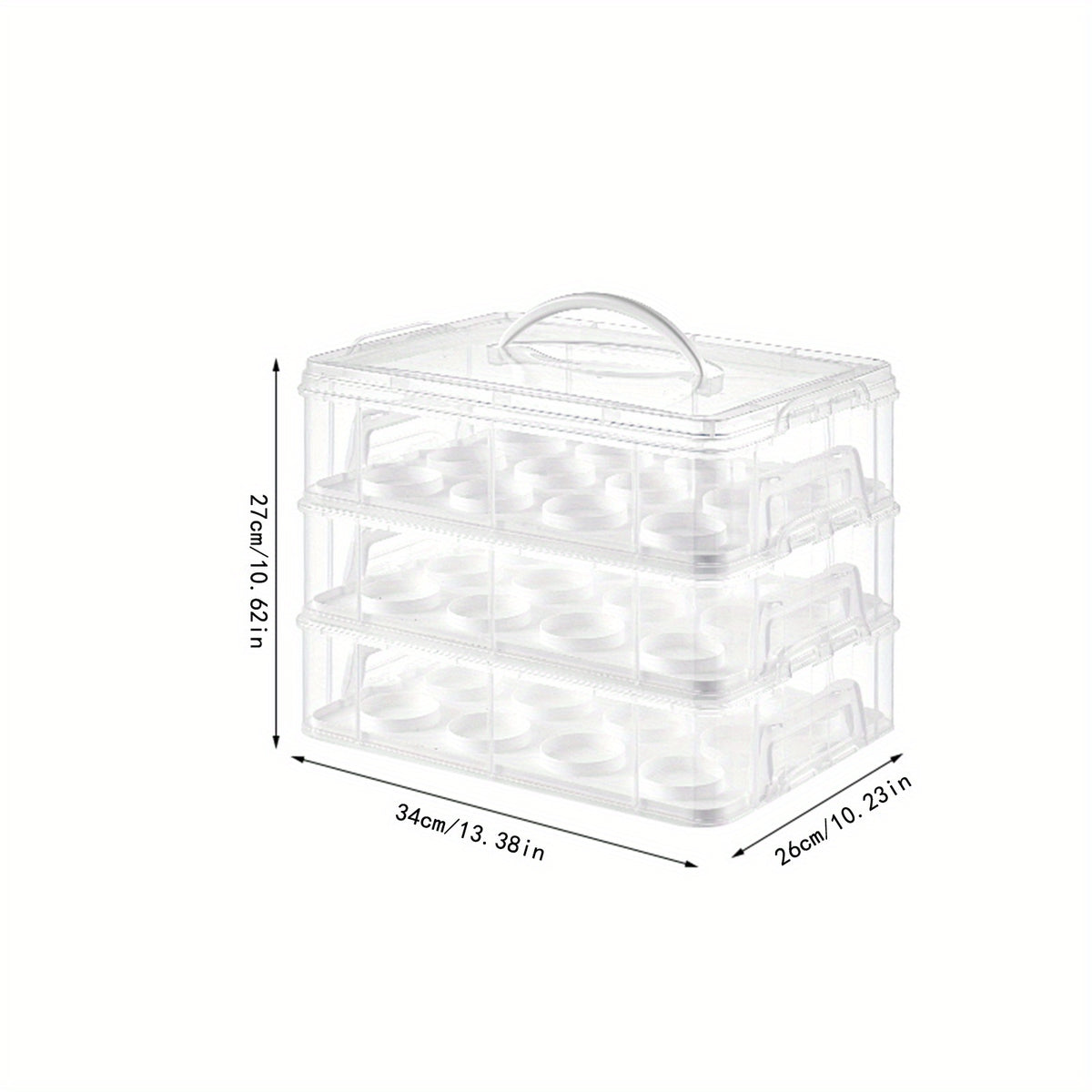 Convenient Cupcake Box Egg Tart Packaging Box Reusable Baking Egg Tart