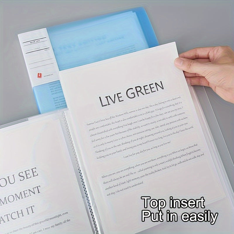 30pcs File Manager Document Organizer Exam Paper Storage Folder