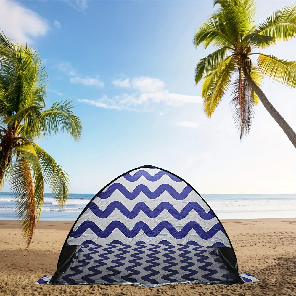 UPF50 UV Protection Fully Automatic Folding Beach Tent Sun Shelter