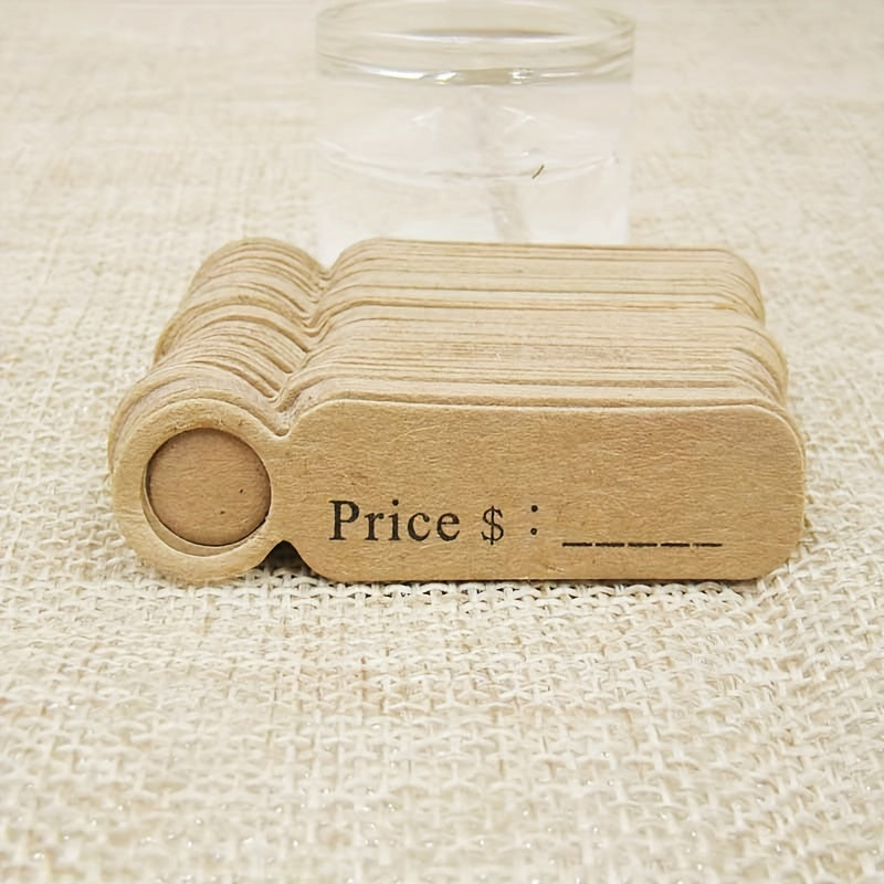 100pcs DIY Jewelry Material Hangtag Bookmark Gift Card