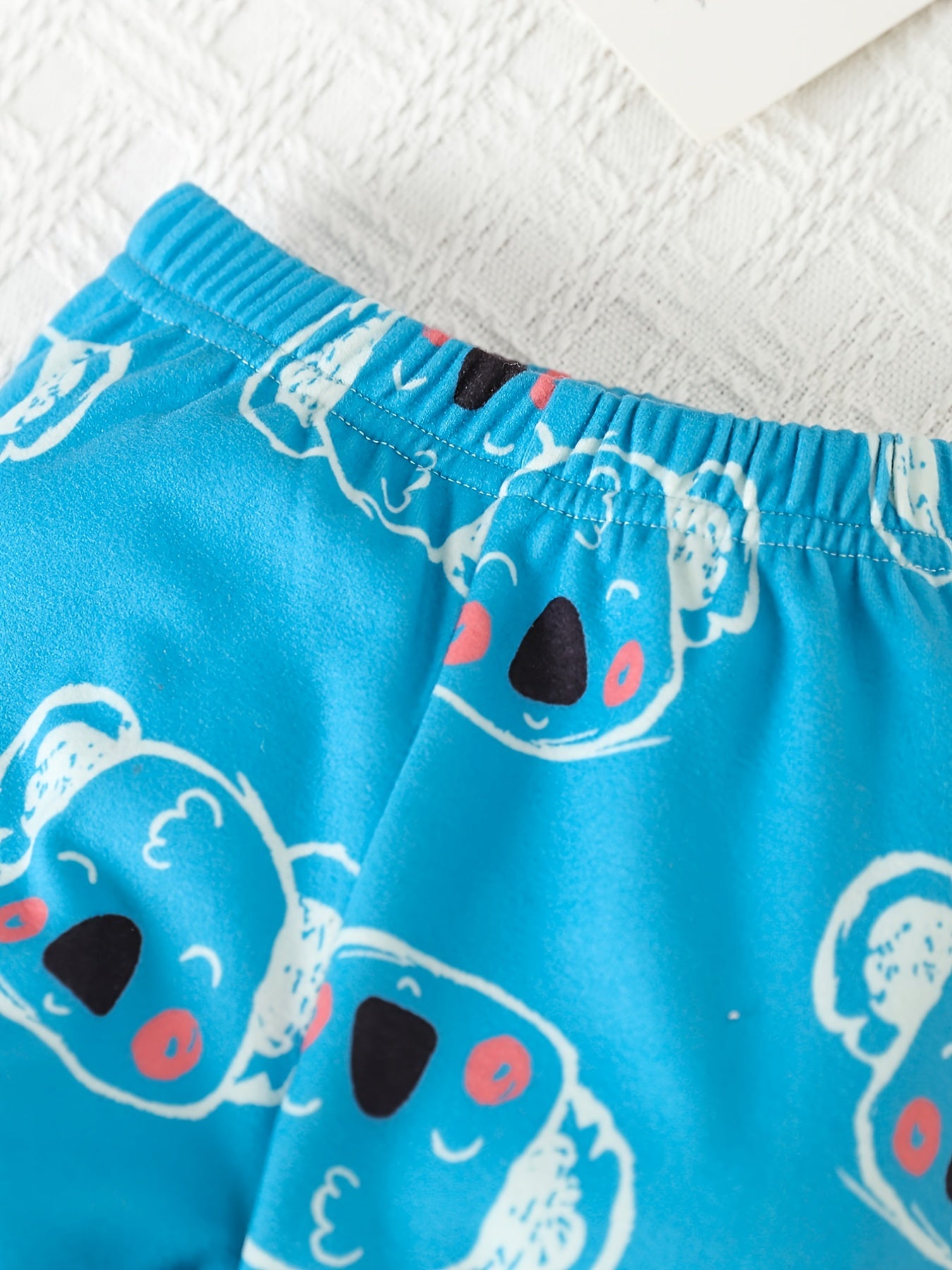 Baby Boy Pajama Set Cartoon Graphic Pullover Top Trousers Set
