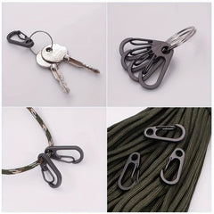 10pcs Mini Carabiner Keychain for Hanging - Camping, Mountaineering