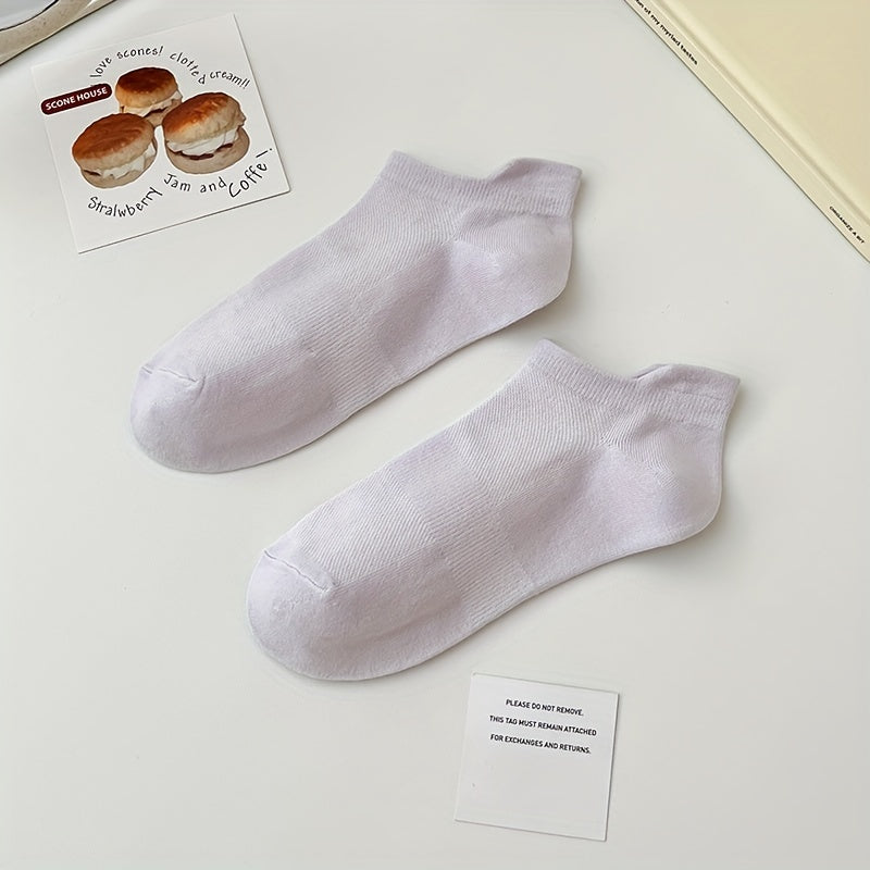 3 Pairs Soft Lightweight Low Cut Ankle Socks Women's Stockings
