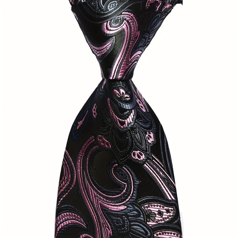Men's Classic Floral Necktie Patterned Tie Business Party Wedding