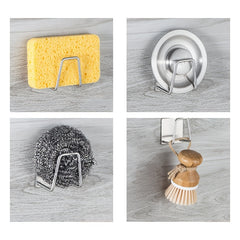 Stylish Wall Mounted Sponge Holder - No Punching Required