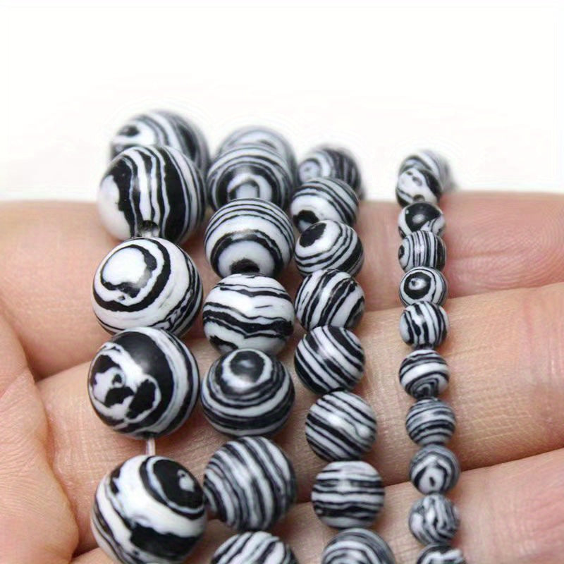 Natural Malachite Stone Beads 6 8 10mm Pack DIY Bracelet Necklace Material