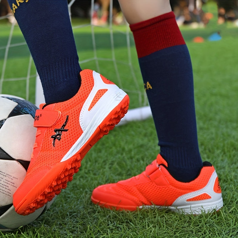Kids Soccer Shoes TF Cleats Lightweight Football Shoes