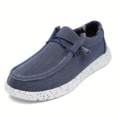 Men's Canvas Slip On Sneakers Lightweight Non Slip Shoes
