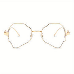 Funny Metal Frame Women Punk Y2K Sunglasses Street Eyewear