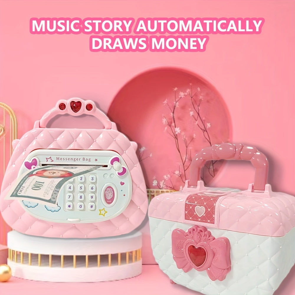 Children's Large E Money Coin Bank w/ Password Protection