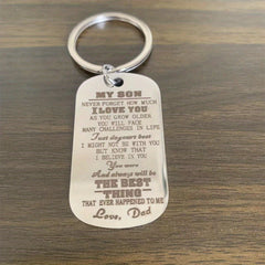 Metal Keychain For Daughter Son Birthday Gift For Teens Boys Girls