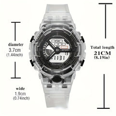 Boys' Functional Sports Watch with Silicone Strap