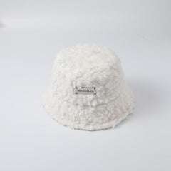 Winter Hairy Bucket Hat for Women - Outdoor Casual Style