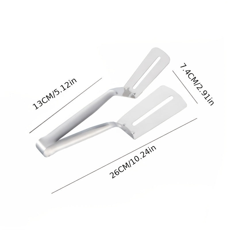 Stainless Steel Frying Shovel Clip for BBQ Pancakes