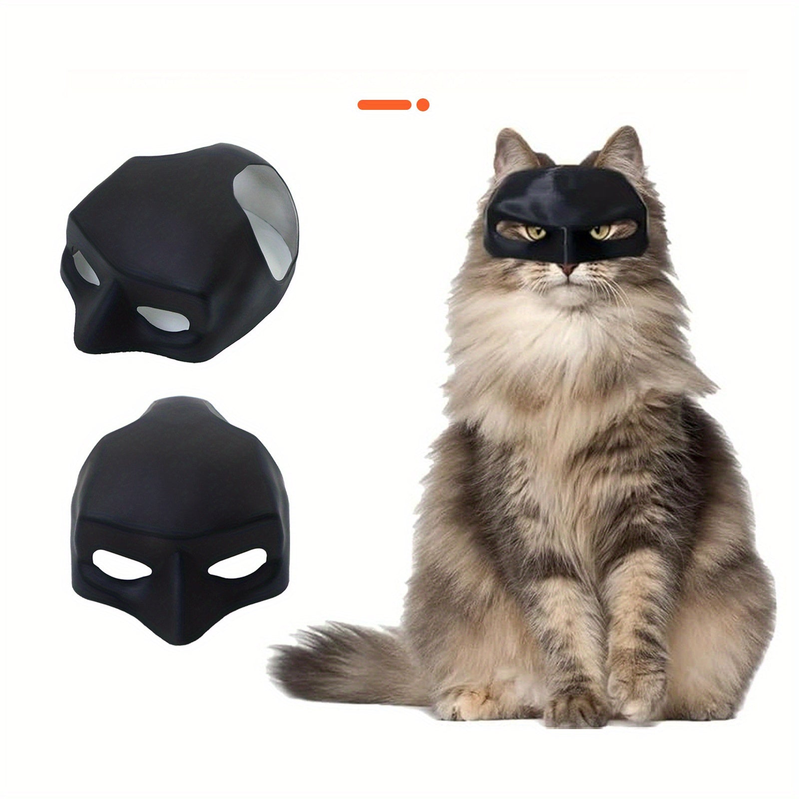 3D Printed Cat Mask Superhero Costume Fun Pet Prop for Cosplay Photoshoots