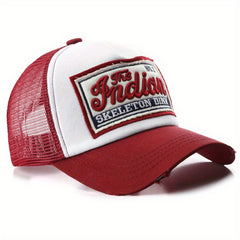 Embroidered Mesh Baseball Cap Snapback Dad Hat