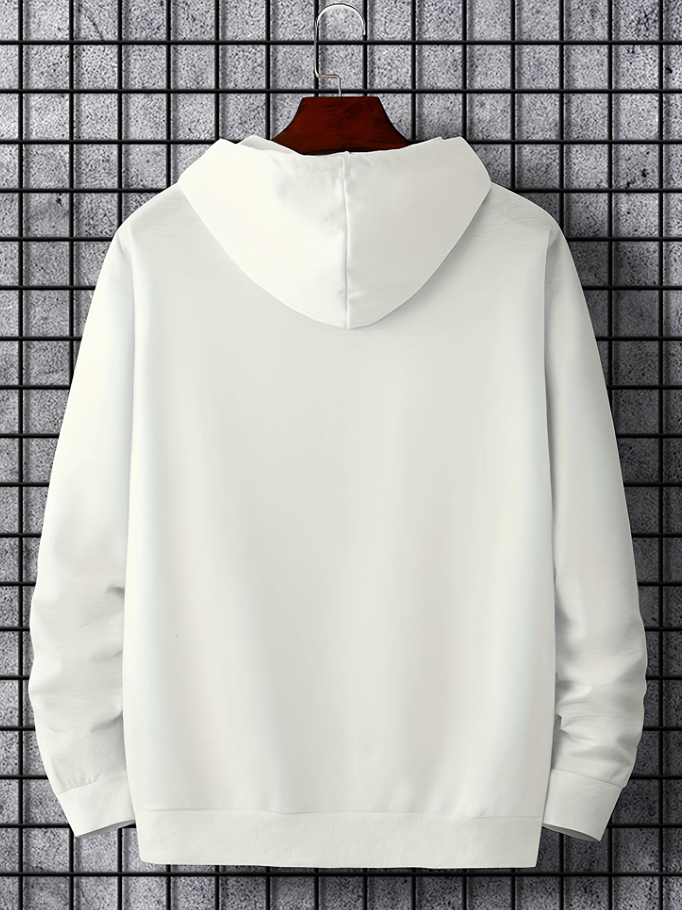 Teddy Bear Print Sweatshirt Men's Casual Graphic Pullover Sweatshirt