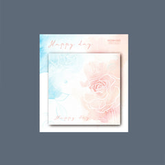 Chinese Style Gradient Flowers Sticky Notes 2.99-inch 50 Sheets Each