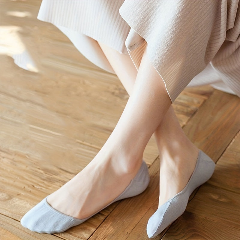 5 Pairs Invisible Low Cut Ankle Socks Women's Stockings