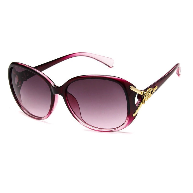 Oversized Sunglasses Women UV Protection Vintage Big Frame Sun Glasses