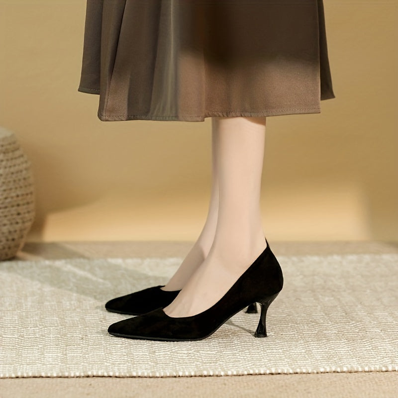 Women's Pointed Toe Stiletto Heels Office Work Dress Shoes
