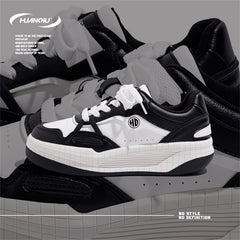 Peas Shoes Women's Thick Sole Skate Shoes Non slip Platform Sneakers