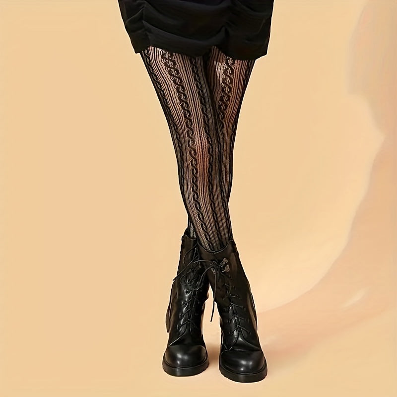 Fishnet Tights High Waist Mesh Pantyhose Stockings