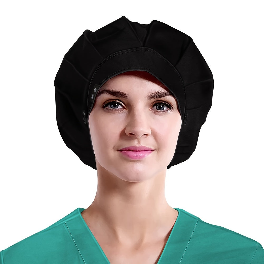 Adjustable Washable Working Cap Button Unisex Cotton Hats Print