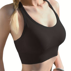 Wireless Sports Bra Comfy Breathable Push Up Shockproof Women's Lingerie