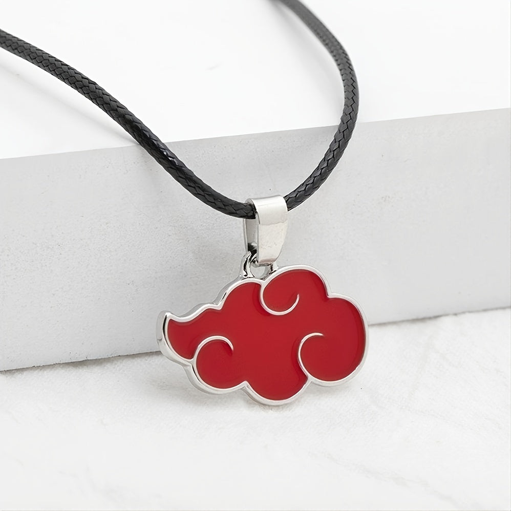 Red Cloud Pendant Men's Drop Oil Charm Necklace