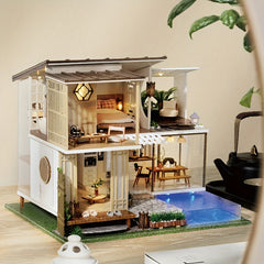 Children's 3D Wooden Puzzle Mini Building Model Home Decor Toys