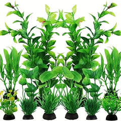 Green Artificial Aquarium Plants Fish Tank Ornaments
