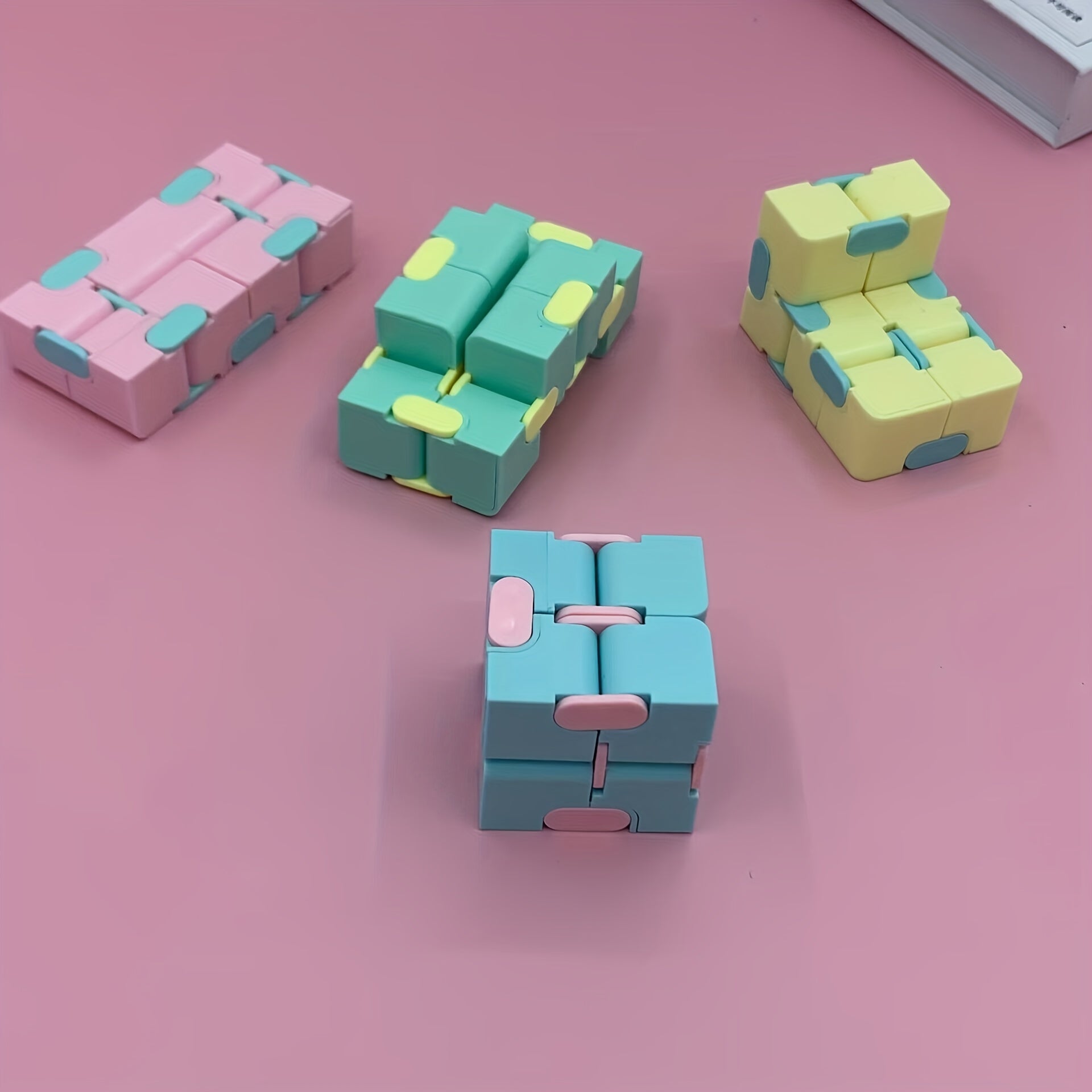 Infinity Cube Fidget Toy Puzzle Flip Cube Mini Square Hand Held Toy