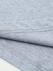 Papa Men's Letter Print T-shirt Casual Comfy Crew Neck Tee